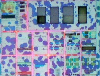 Point defects on a semiconductor device - Punktdefekt auf einer Halbleiterstruktur